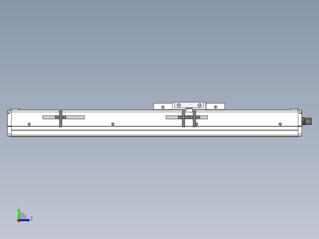 Toyo东佑达直线模组-ECH12-300-M-C4反左视图