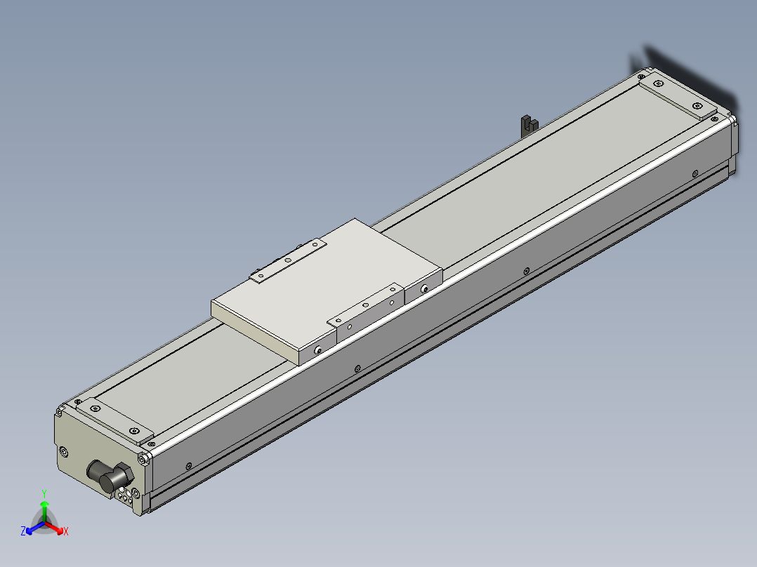 Toyo东佑达直线模组-ECH12-300-M-C4反正等轴测图