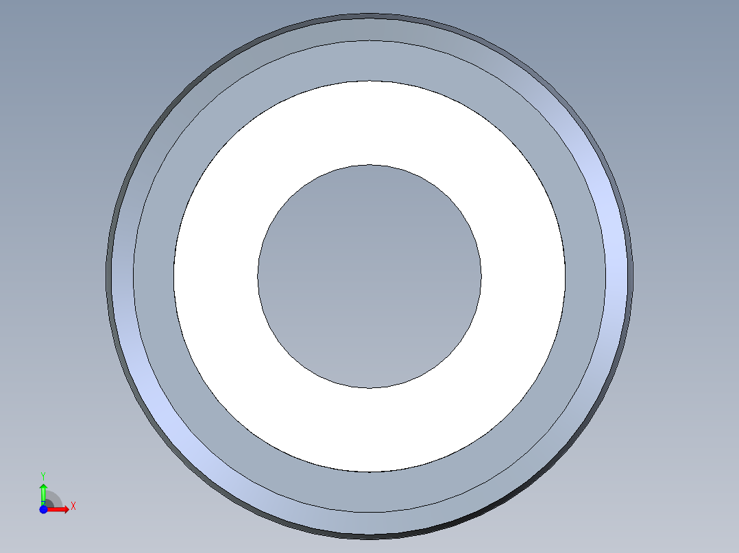 同步轮3D模型前视图