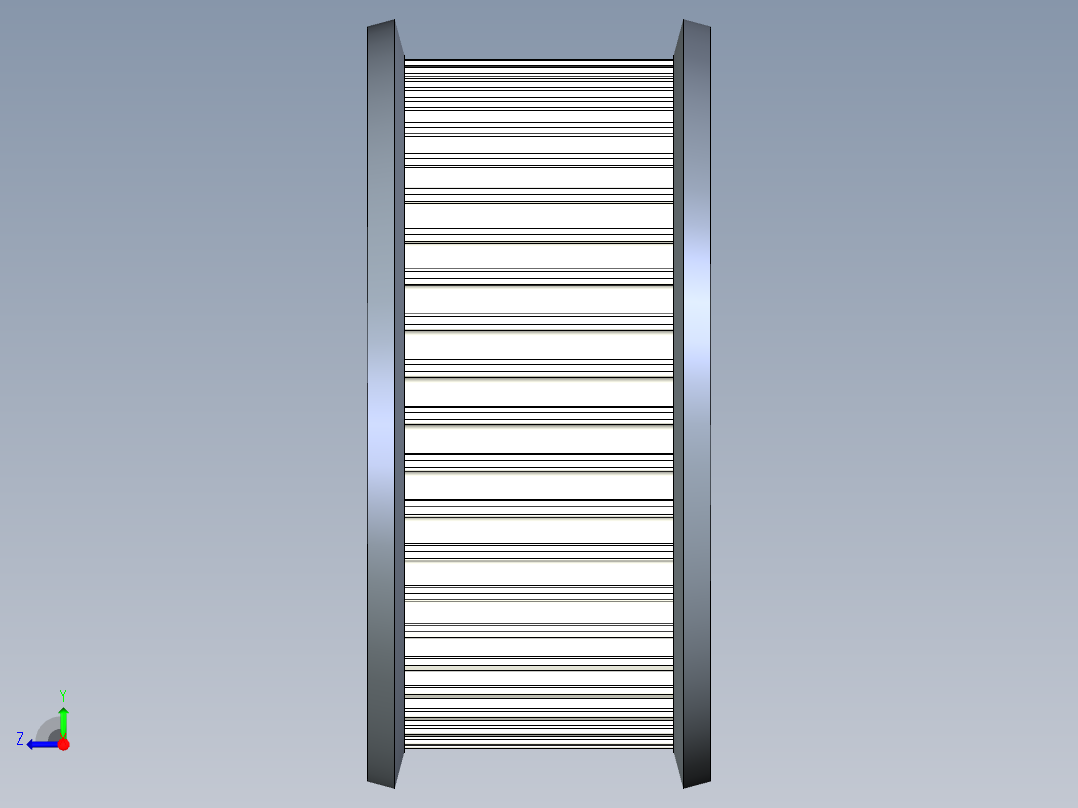 同步轮3D模型右视图