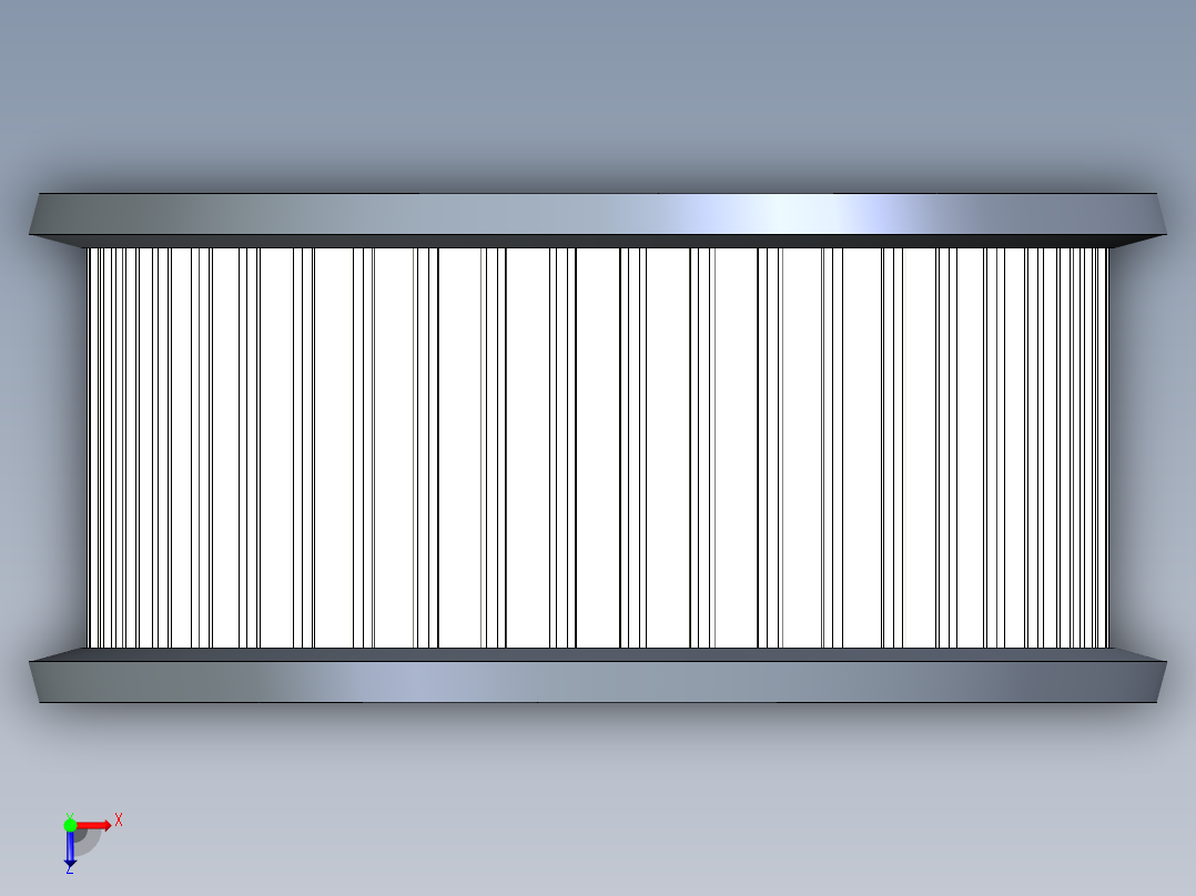 同步轮3D模型俯视图