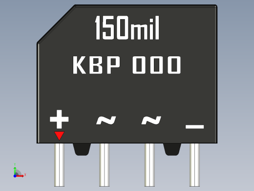 桥式整流器-KBP.STEP前视缩略图