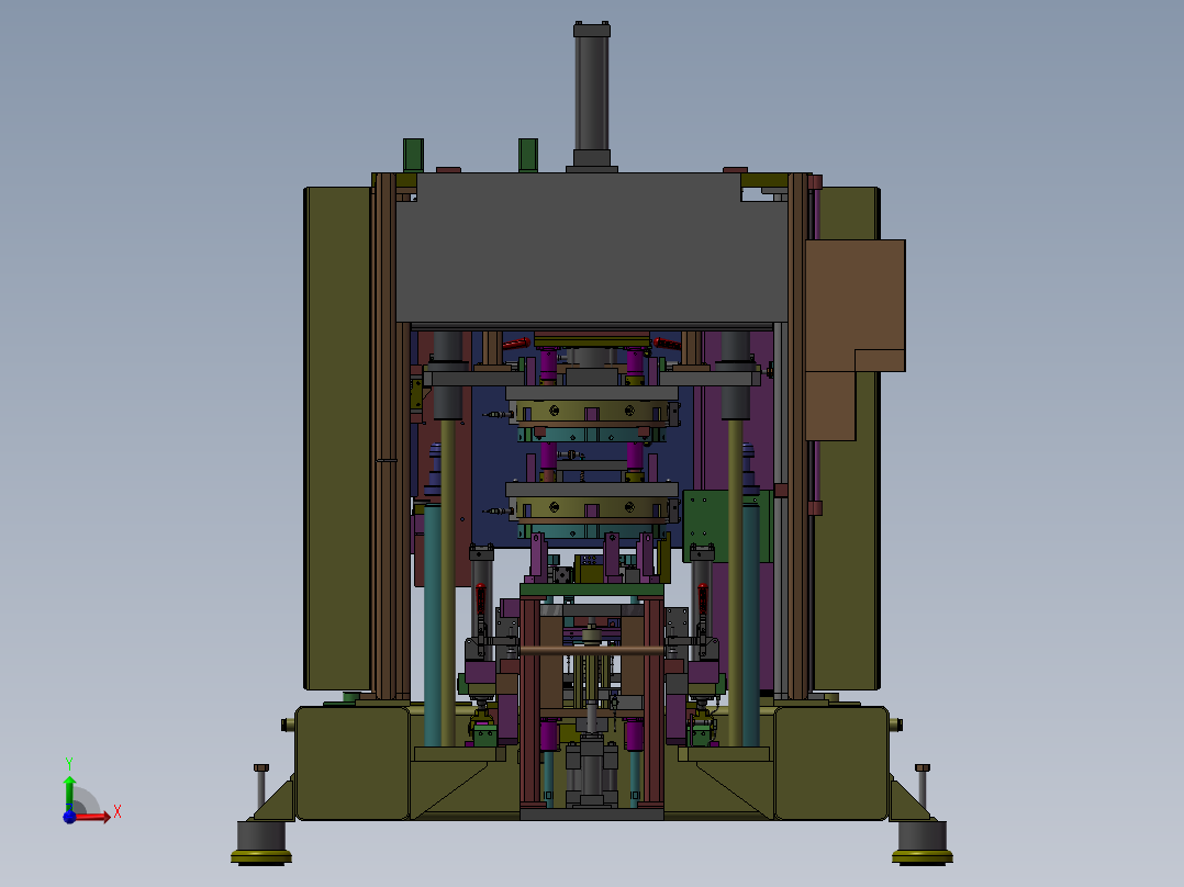 大型定子组装机前视图