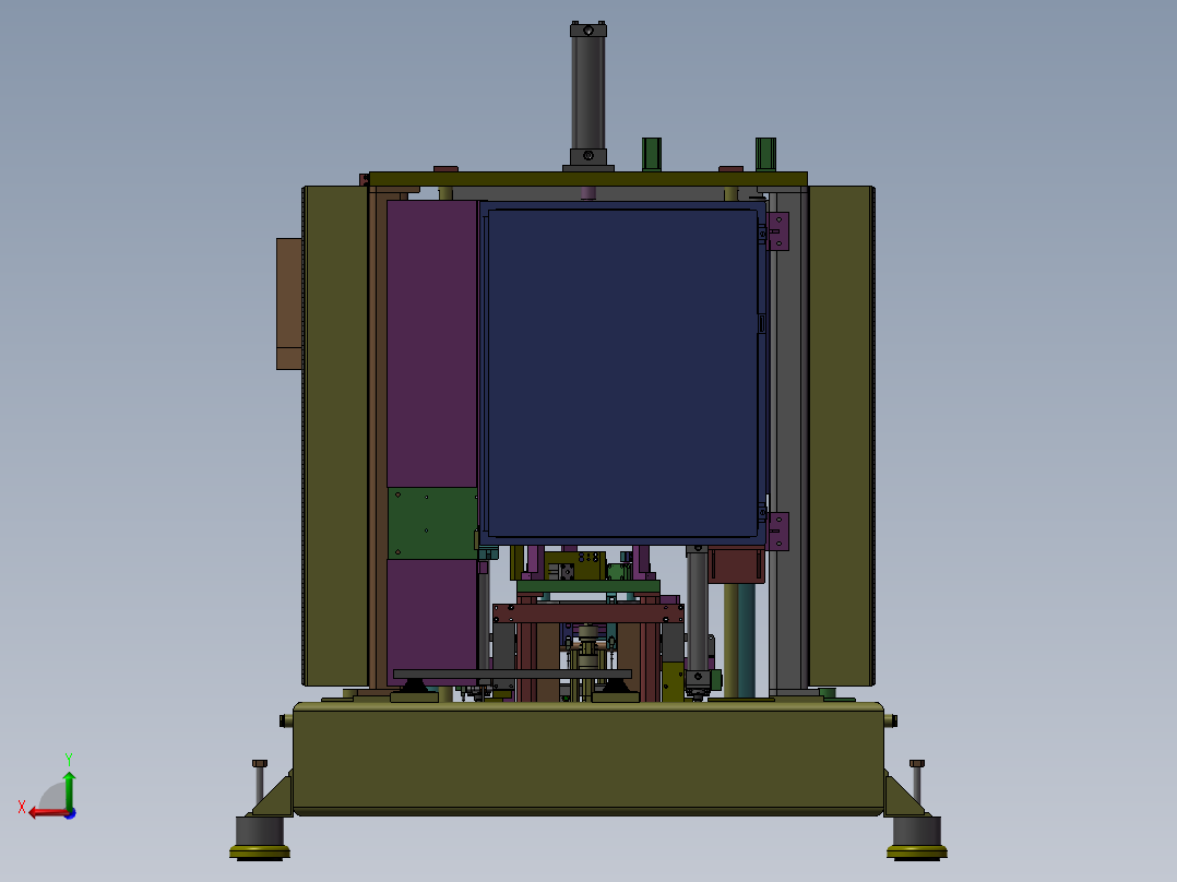大型定子组装机后视图
