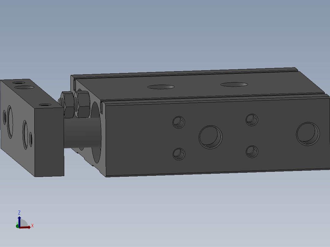 气缸TR25X20S主视图