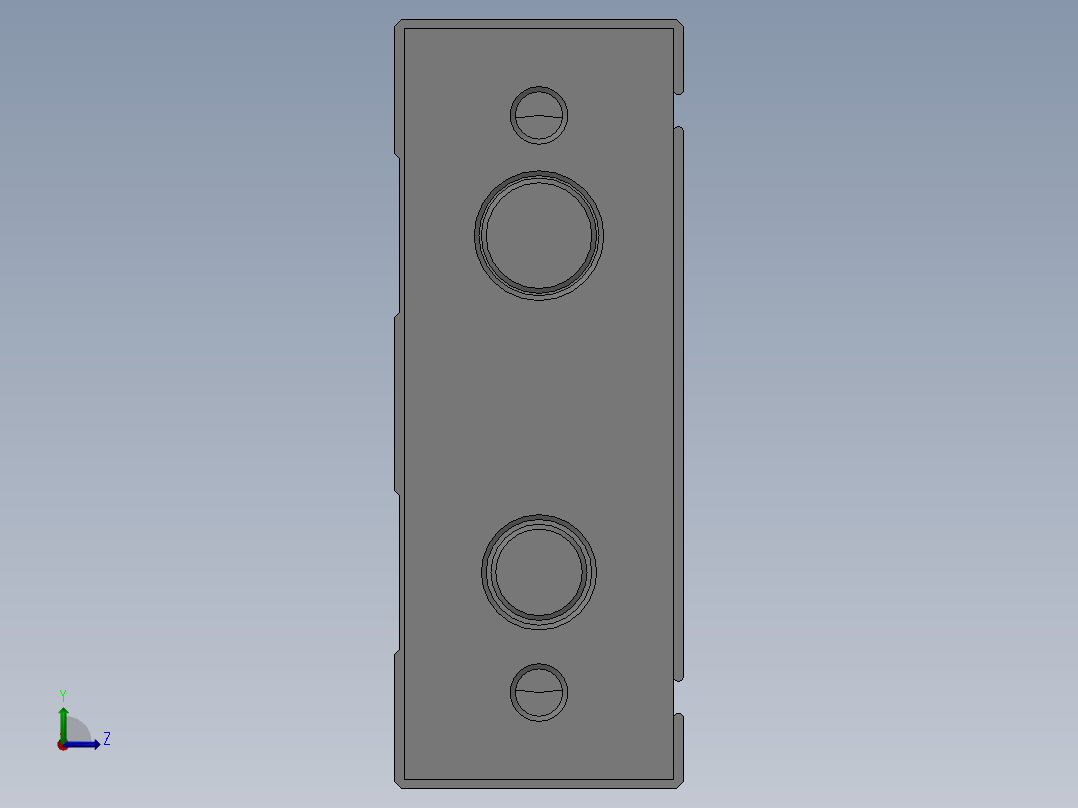 气缸TR25X20S左视图