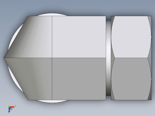 卡套式工业通用硬管接头EO_Adjustable_Locknut_elbow_WEE35ZLRCF俯视缩略图