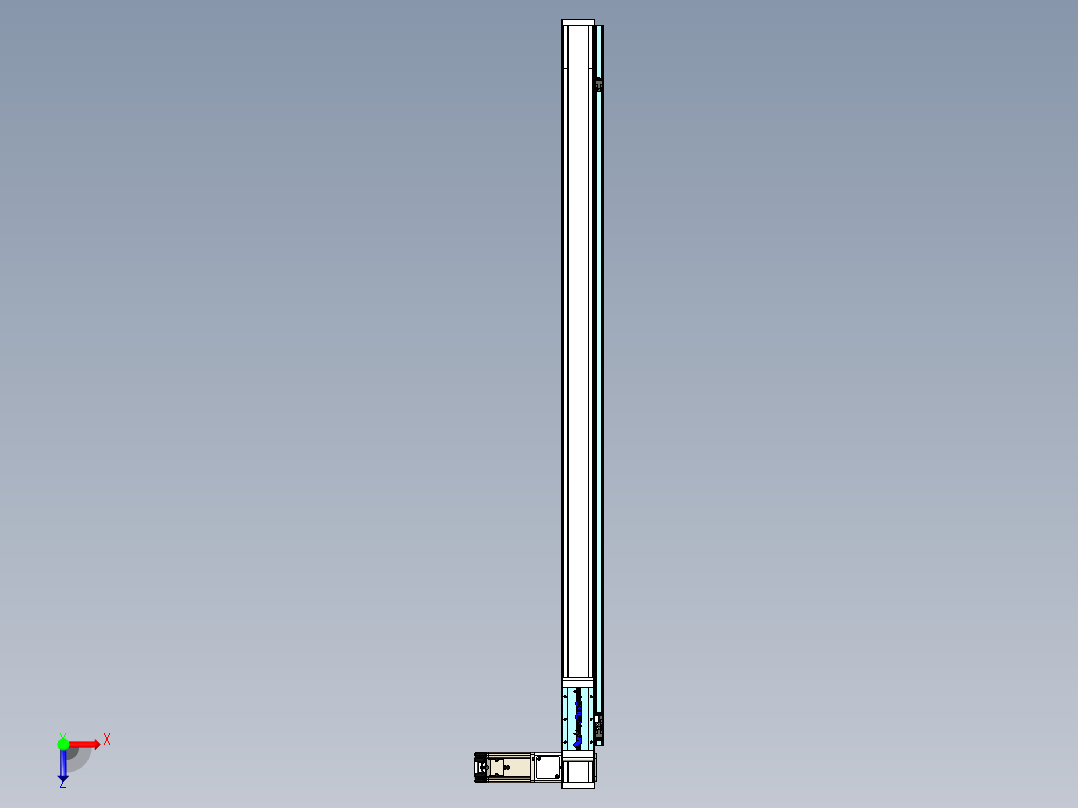 欧规系列-LB6A-L130-S1250-BR-ZP40-C3俯视图