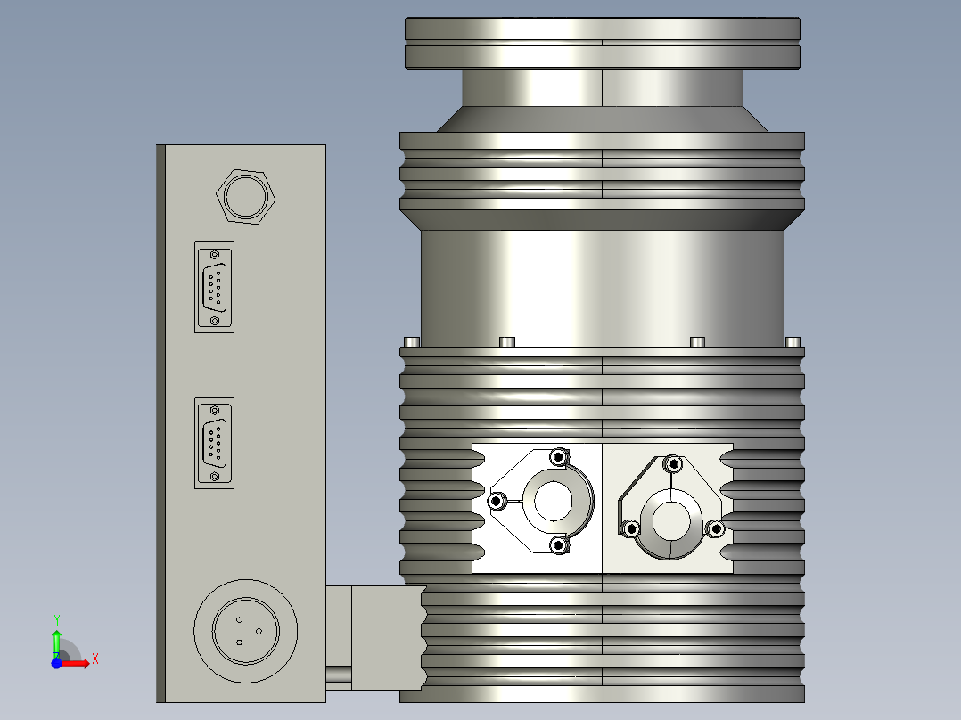 磁悬浮分子泵_TURBOVAC MAG W300 iP 100 CF前视图