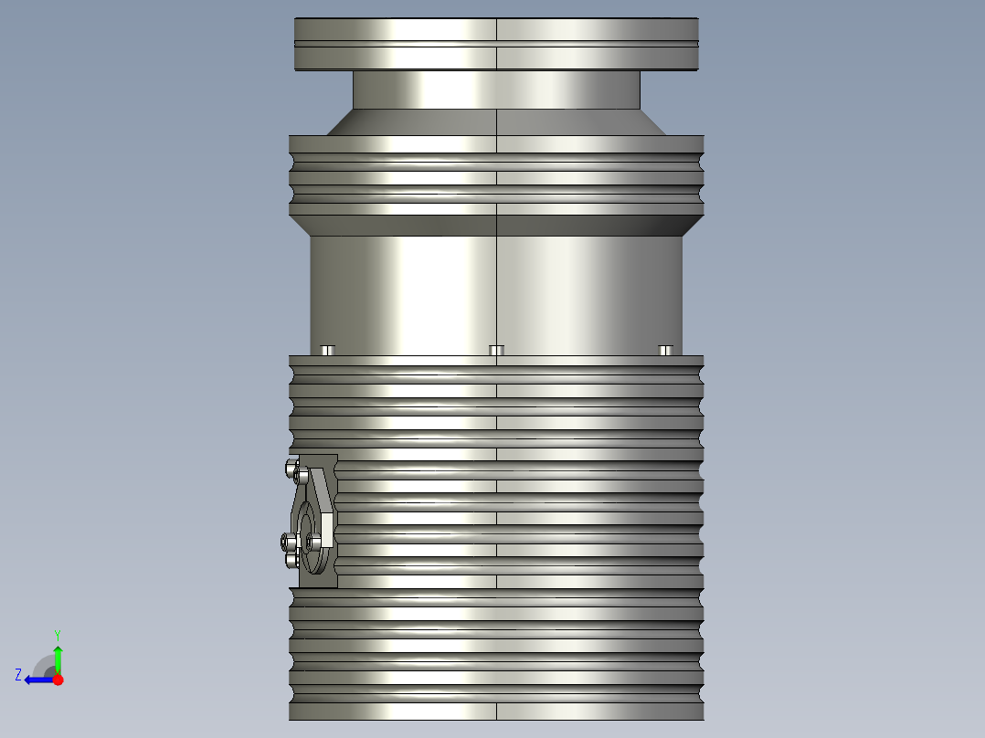 磁悬浮分子泵_TURBOVAC MAG W300 iP 100 CF右视图