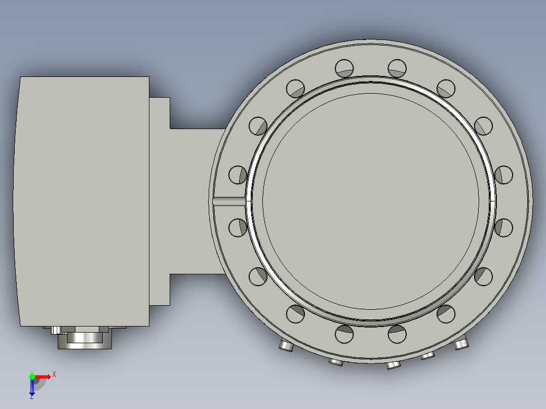 磁悬浮分子泵_TURBOVAC MAG W300 iP 100 CF俯视图