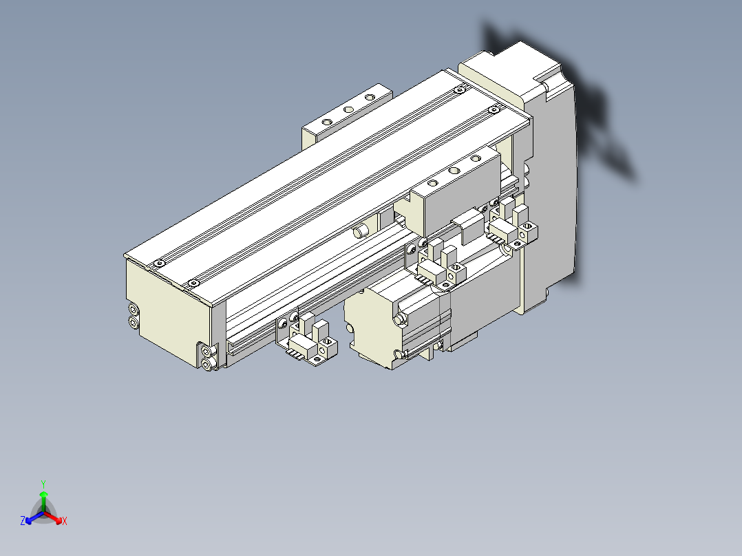 钢基模组-TPA-KNR-6005C-200A1-MP-H1S1正等轴测图