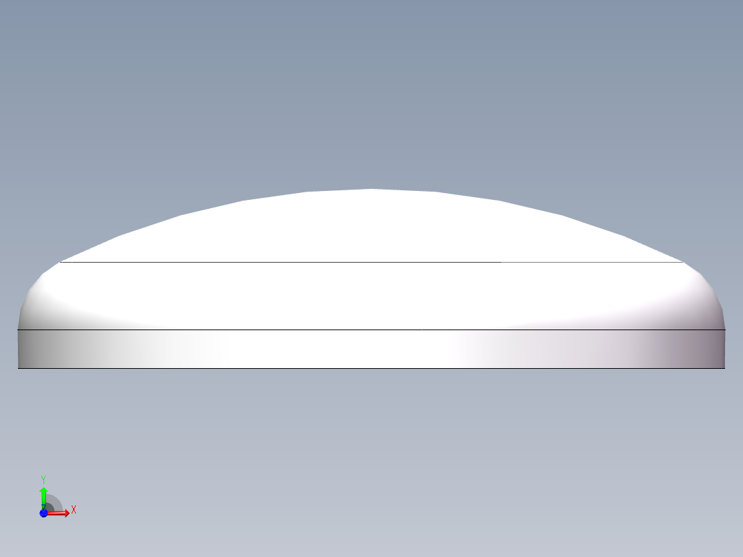 THA碟形封头DN450前视图