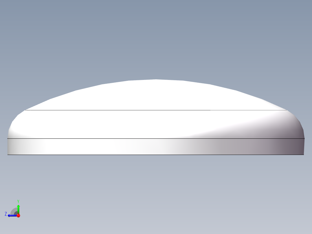 THA碟形封头DN450右视图