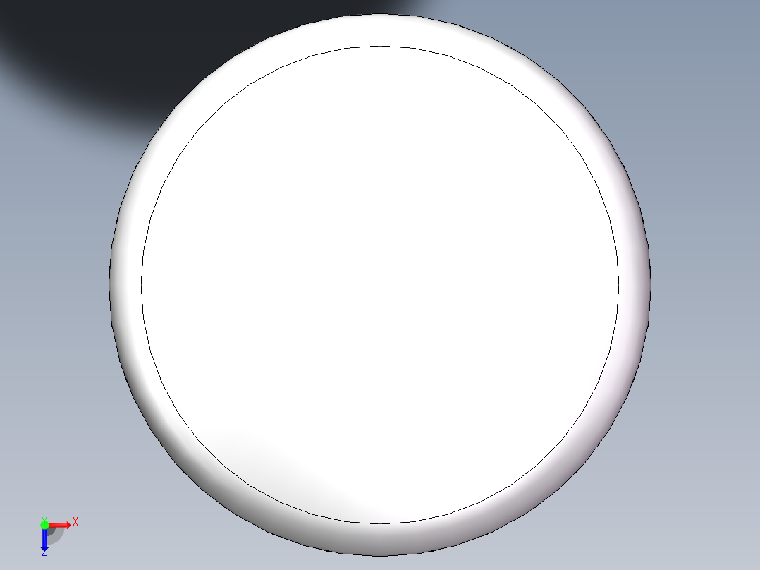 THA碟形封头DN450俯视图