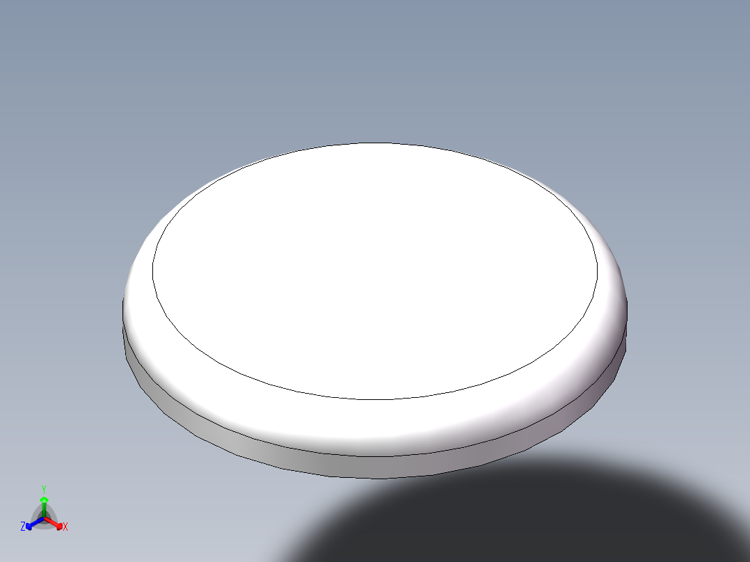 THA碟形封头DN450正等轴测图