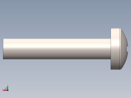 螺丝 M2.5 十字盘头-M2.5 x 13 Screw head.SLDPRT后视缩略图