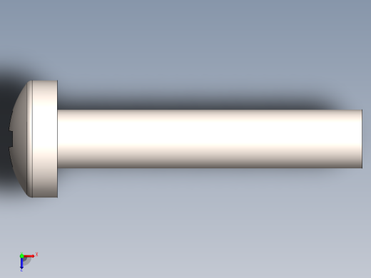 螺丝 M2.5 十字盘头-M2.5 x 13 Screw head.SLDPRT俯视缩略图