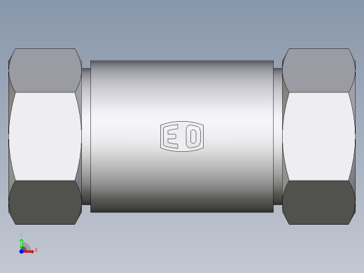 卡套式工业通用硬管接头EO_Weld_bulkhead_fitting_ESV35L71前视缩略图