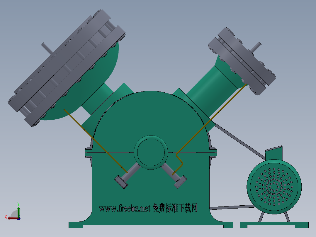 发一个隔膜压缩机的后视图