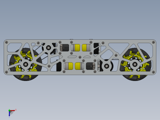 紧凑型麦克纳姆驱动底座俯视缩略图