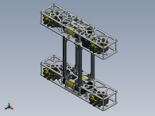 紧凑型麦克纳姆驱动底座正等轴测缩略图