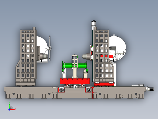 SHY-HDW4010双面镗铣加工中心前视缩略图