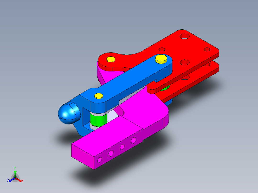 德克斯TUNKERS气缸数模T5-05.2BA主视图