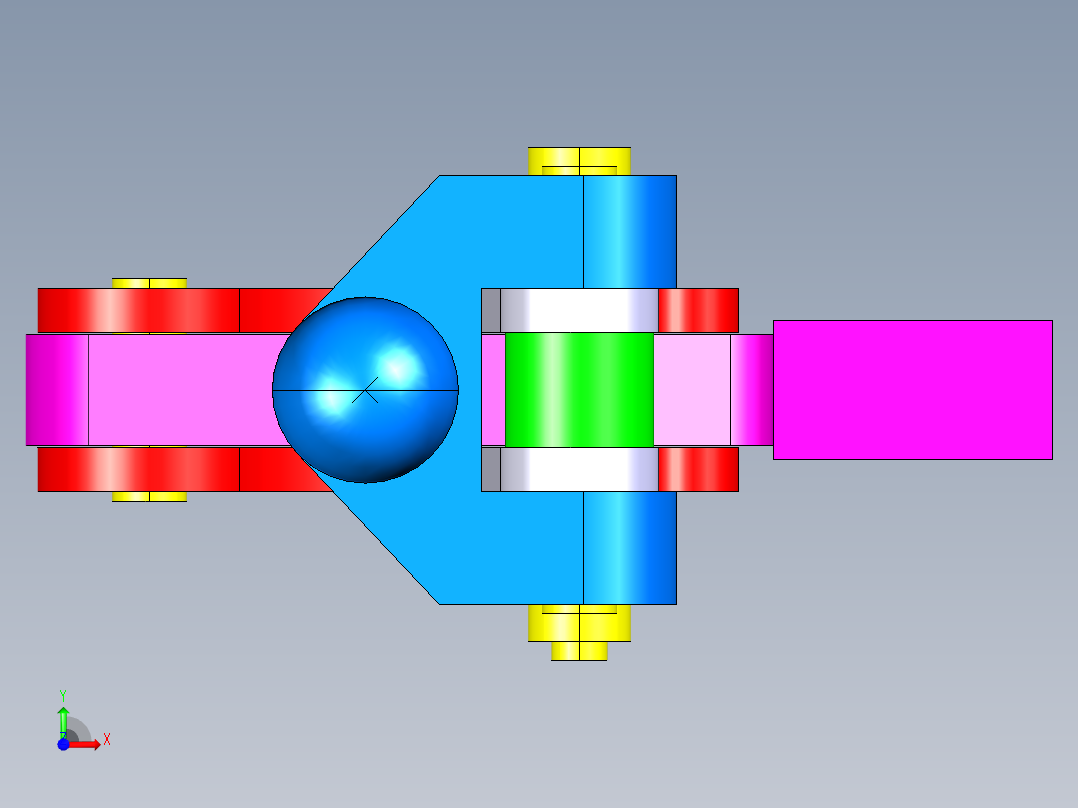 德克斯TUNKERS气缸数模T5-05.2BA前视图