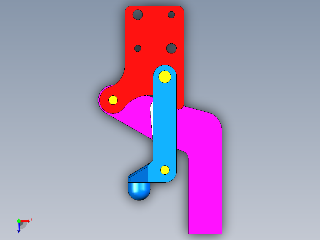德克斯TUNKERS气缸数模T5-05.2BA俯视图
