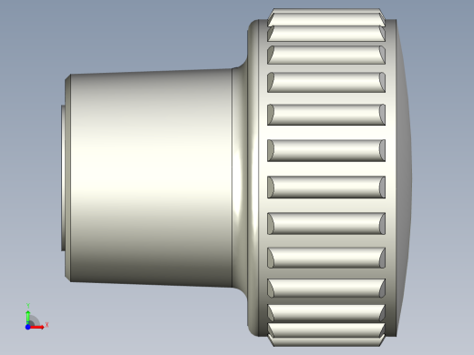 把手(凸紋)B.259,B.259-CLEAN-3D多系列多零件图纸模型前视缩略图