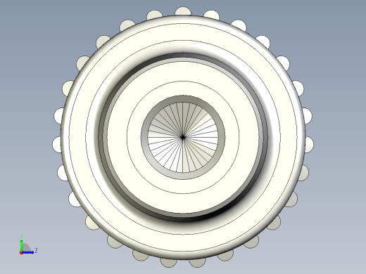 把手(凸紋)B.259,B.259-CLEAN-3D多系列多零件图纸模型左视缩略图