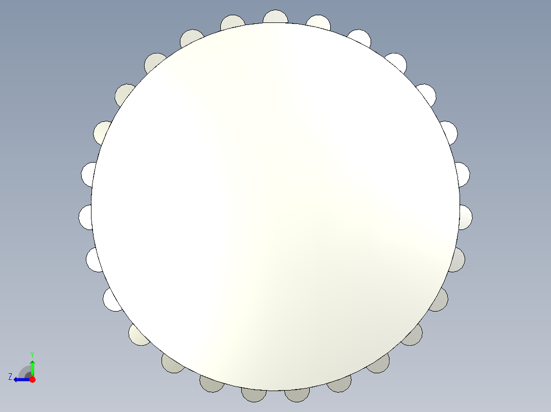 把手(凸紋)B.259,B.259-CLEAN-3D多系列多零件图纸模型右视图