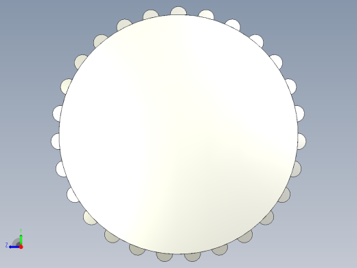 把手(凸紋)B.259,B.259-CLEAN-3D多系列多零件图纸模型右视缩略图