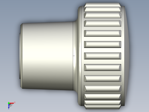 把手(凸紋)B.259,B.259-CLEAN-3D多系列多零件图纸模型俯视缩略图
