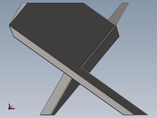 金属板制成的简易壁炉前视缩略图
