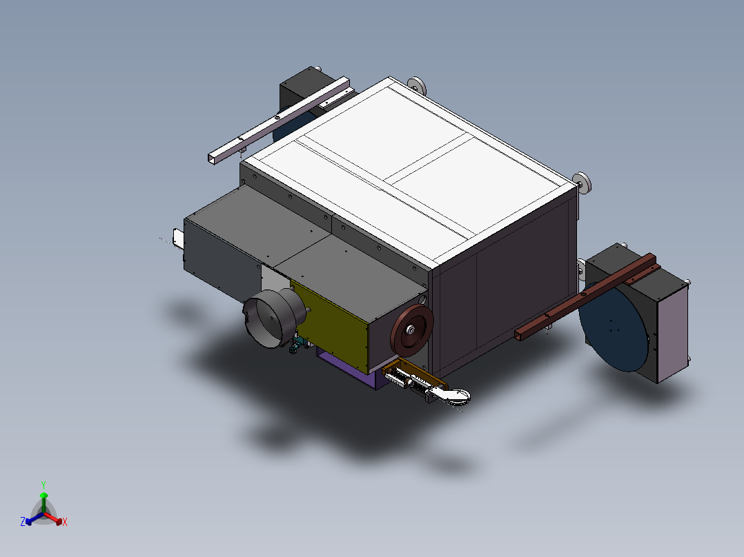 导线焊接机（凸轮机构驱动）正等轴测图