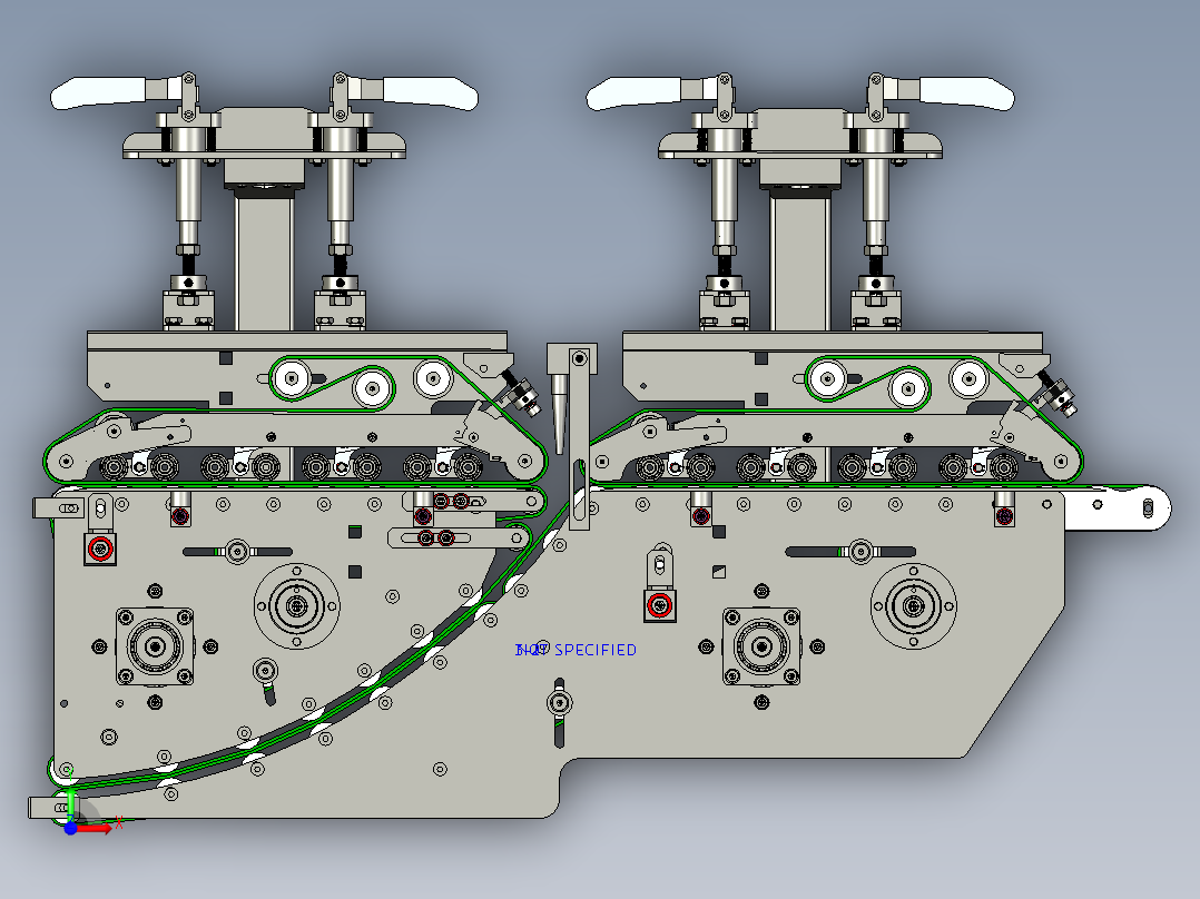 全自动吊牌检品机前视图