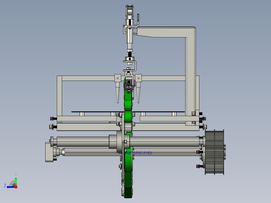 全自动吊牌检品机右视图