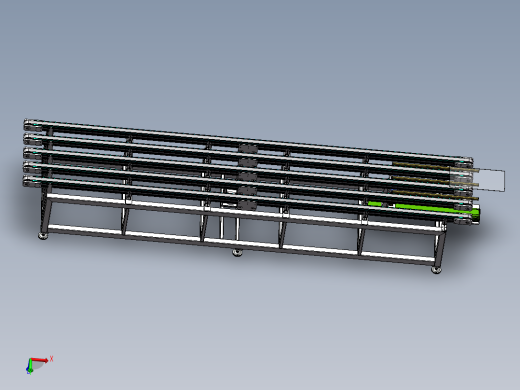 同步带输送机（sw21可编辑+工程图）