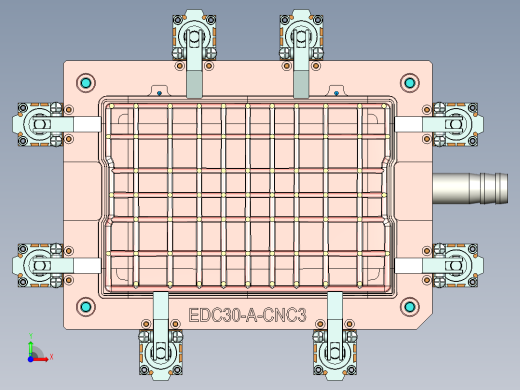 EDC30-A-笔记本CNC工装夹具三维模型CNC3-190128前视缩略图
