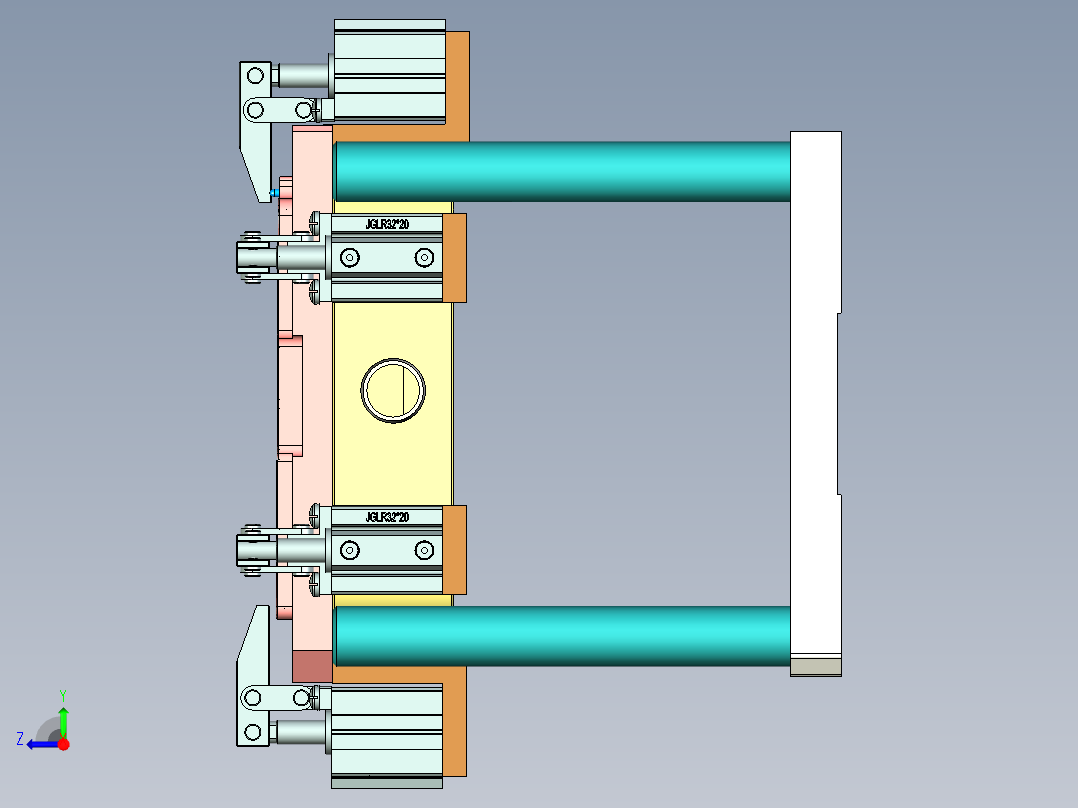 EDC30-A-笔记本CNC工装夹具三维模型CNC3-190128右视图