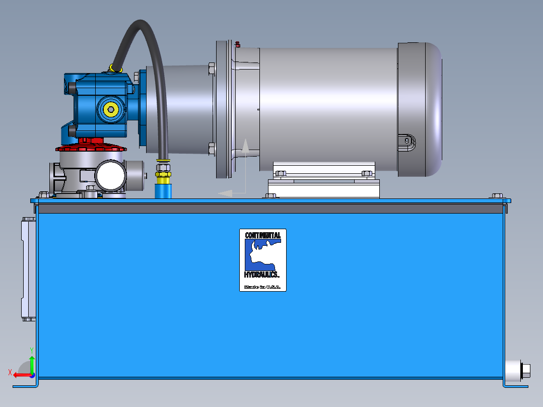 Continental Hydraulics-W20-5T液压元件后视图