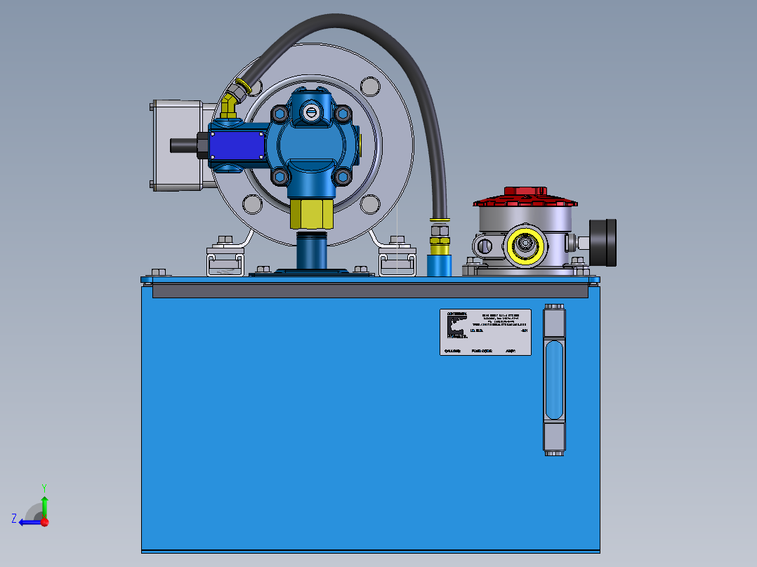 Continental Hydraulics-W20-5T液压元件右视图