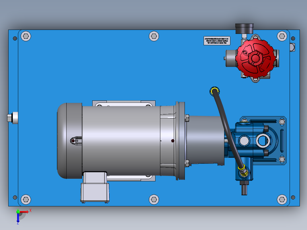 Continental Hydraulics-W20-5T液压元件俯视图