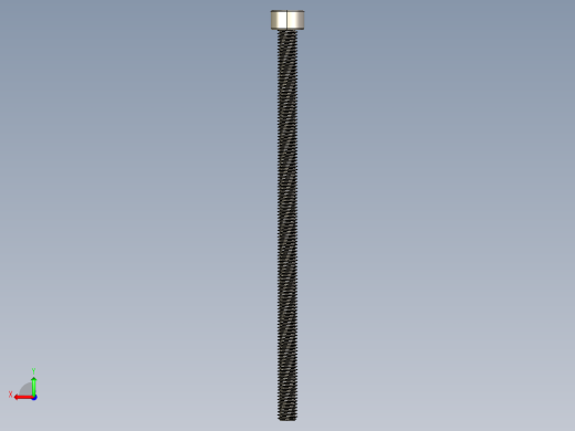 Screw_DIN_912_M5x100F_A2.STEP公制内六角螺钉后视缩略图