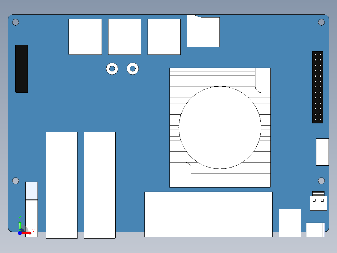 BPI-R4-主要 v1.1模块前视图