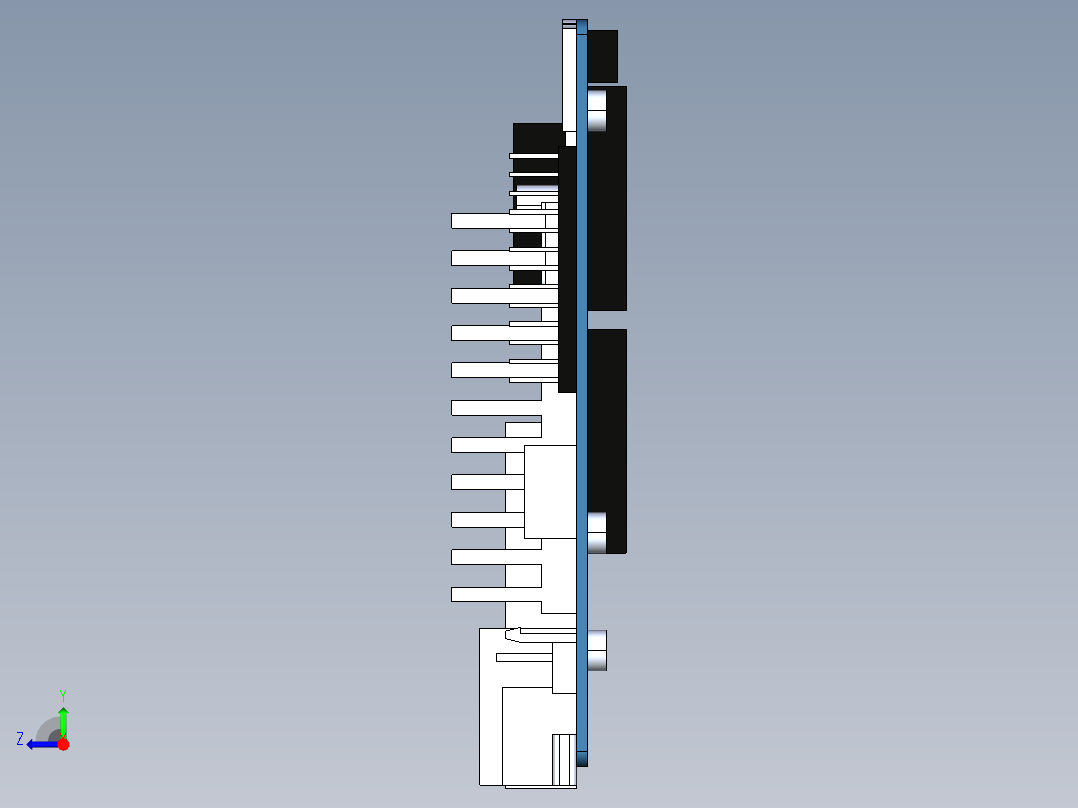 BPI-R4-主要 v1.1模块右视图