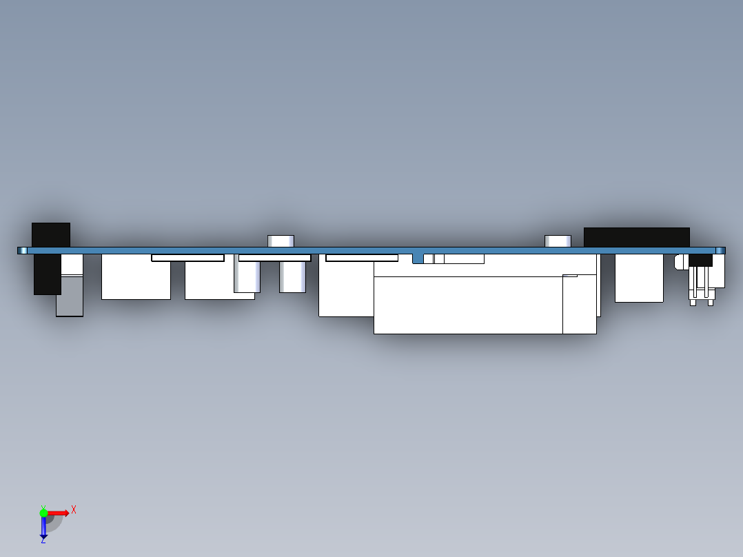 BPI-R4-主要 v1.1模块俯视图