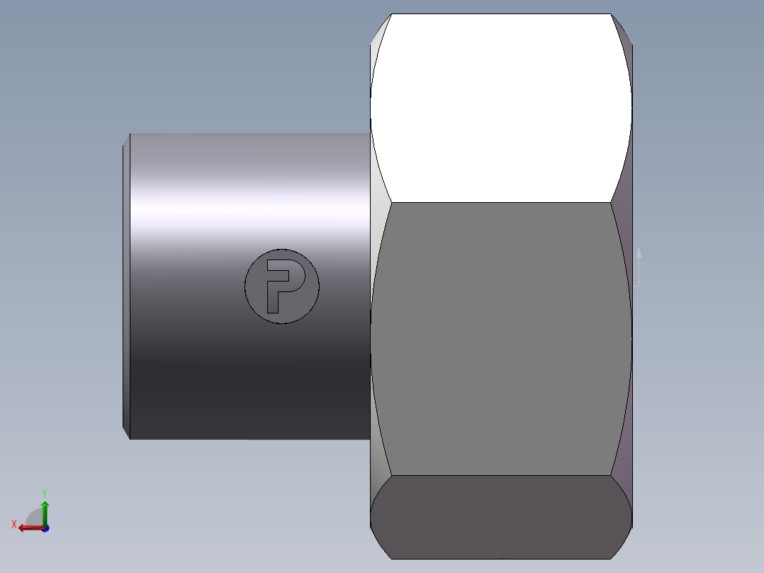 90度焊接接头、2WD-38X3.0非标后视图